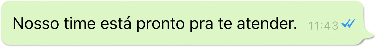 Mensagem de contato